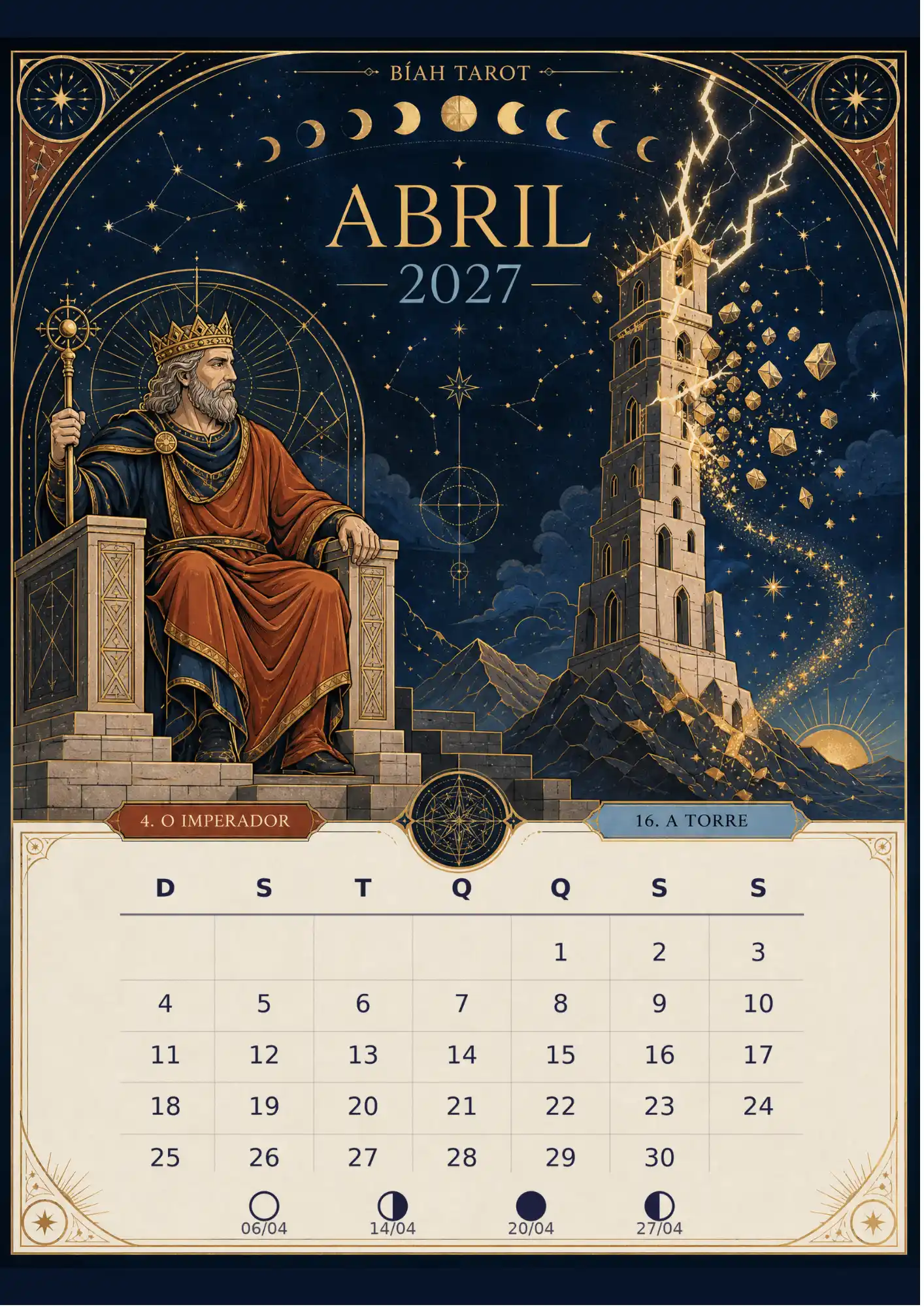Calendário 2027 Arcanos - Imagem 2