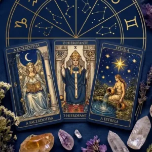 Roda Astrológica de Retorno Solar com Tarot